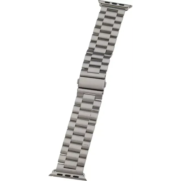 Peter Jäckel WATCH BAND Apple Watch Ultra 49mm/ Watch 45/44mm (Series 4 - 9)/ 42mm (Series 1 - 3) Stainless Silber