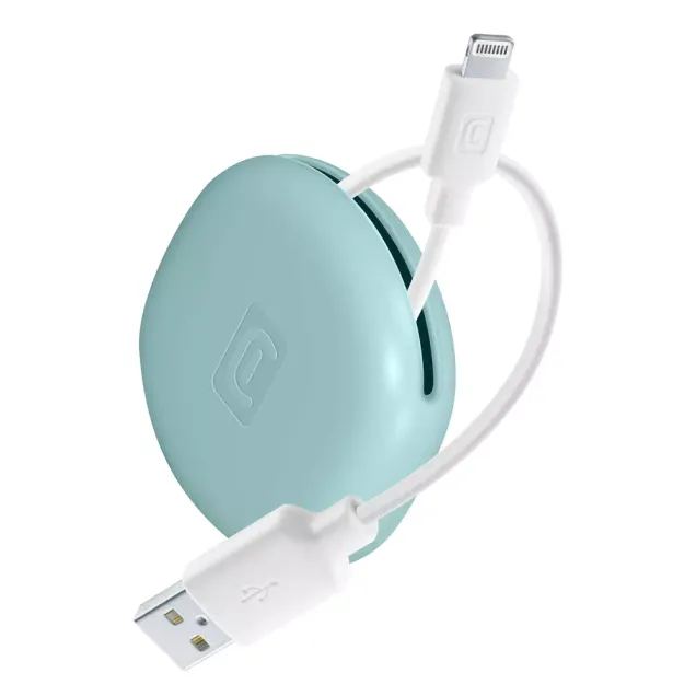 Cellularline S.p.A. Bag Data Cable 1 m USB-A/ Lightning Hellblau