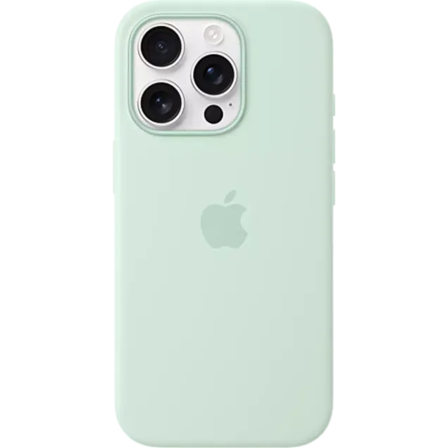Apple Silikon Case iPhone 16 Pro Aquamarin