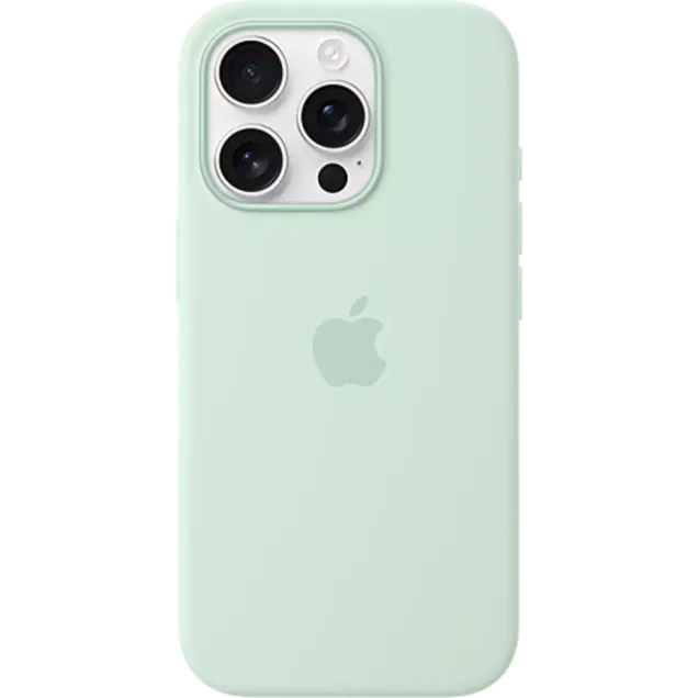 Apple Silikon Case iPhone 16 Pro Max Aquamarin