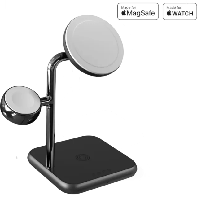 Zens 4-in-1 iPad + MagSafe Wireless Charging Station Schwarz