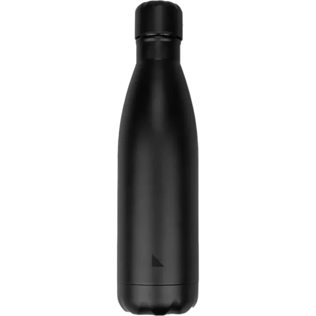 agood Thermosflasche aus recyceltem Stahl 500 ml Schwarz