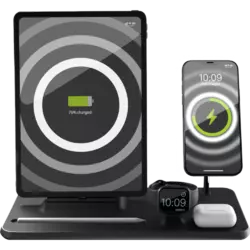 Zens 4-in-1 iPad + MagSafe Charging Station Schwarz