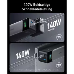 Anker 737 Power Bank (PowerCore 24K) Schwarz