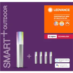 LEDVANCE SMART+ Gardenpole Mini Multicolor Grau