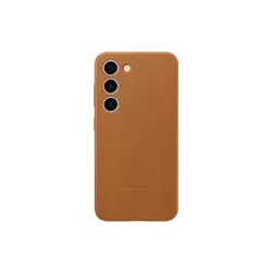 Samsung Galaxy S23 Leather Case Camel