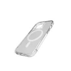 Tech21 Evo Clear Case Kompatibel mit MagSafe für iPhone 14 Pro Transparent