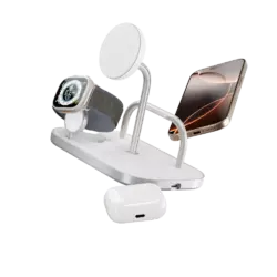Zens 4-1 Wireless Charger 60W USB C Output White
