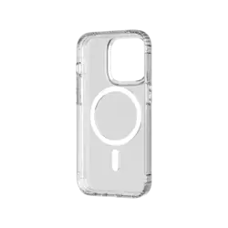 Tech21 Evo Clear Case Kompatibel mit MagSafe für iPhone 14 Pro Transparent